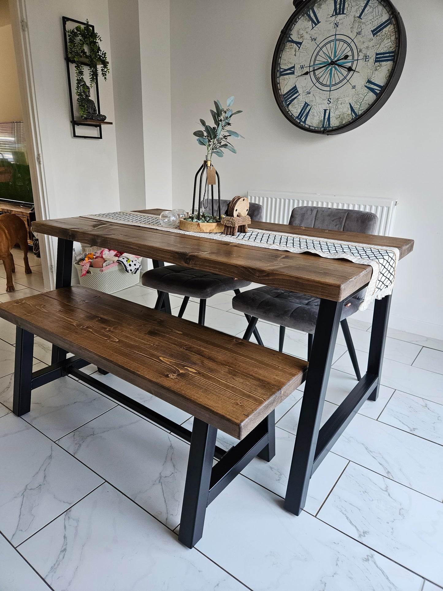 Industrial A Frame Dining table | UK Made