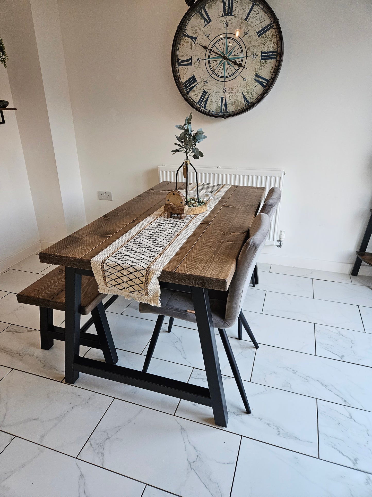 Industrial A Frame Dining table | UK Made
