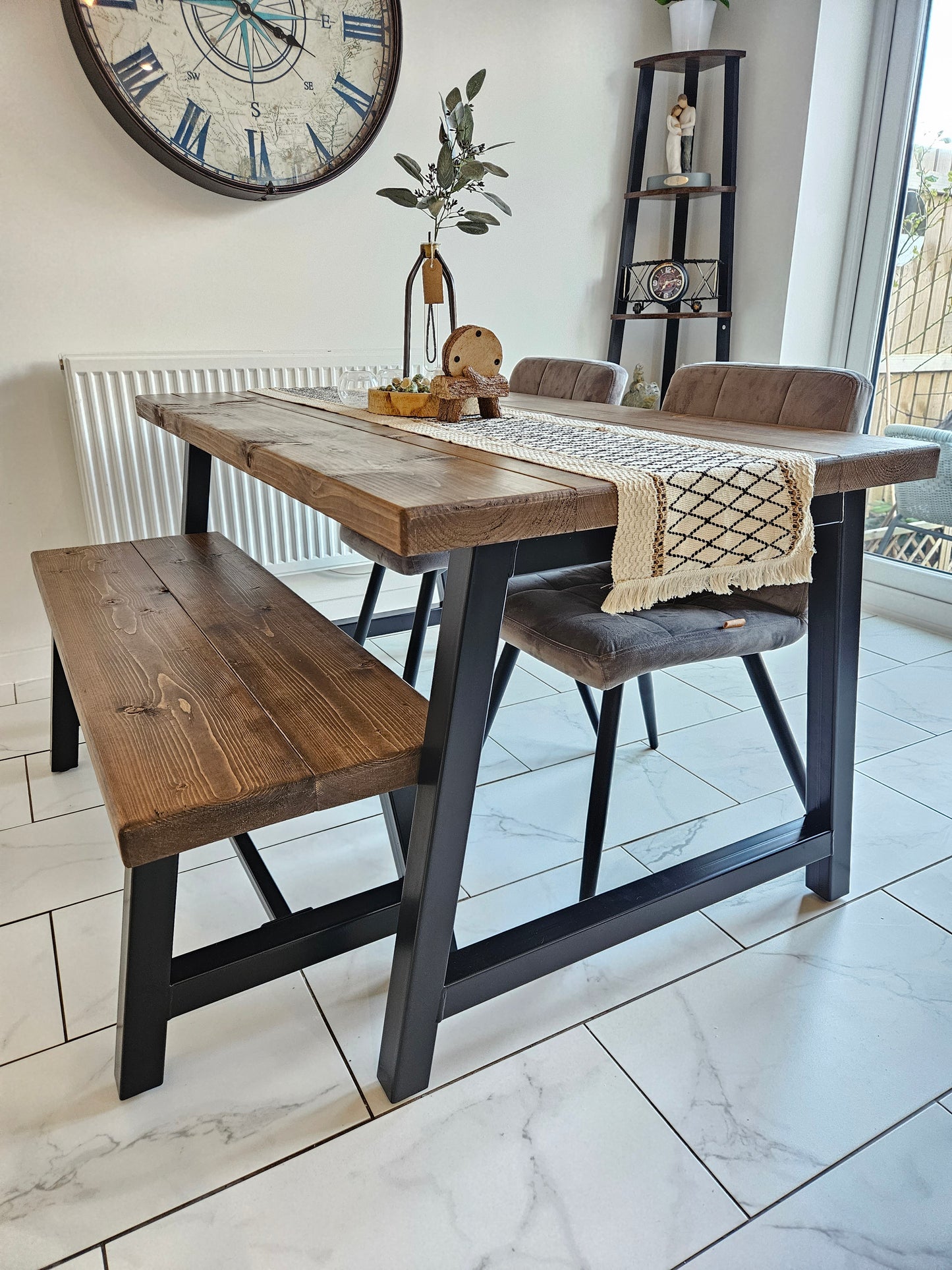 Industrial A Frame Dining table | UK Made
