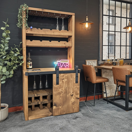 Drinks cabinet, wine cabinet industrial