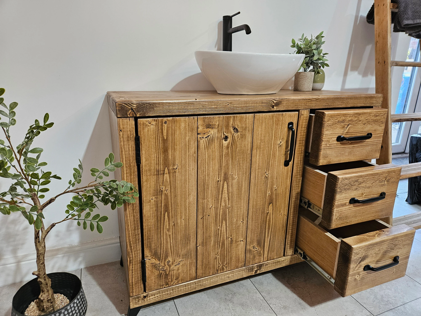 Vanity unit-modern-industrial | UK Made