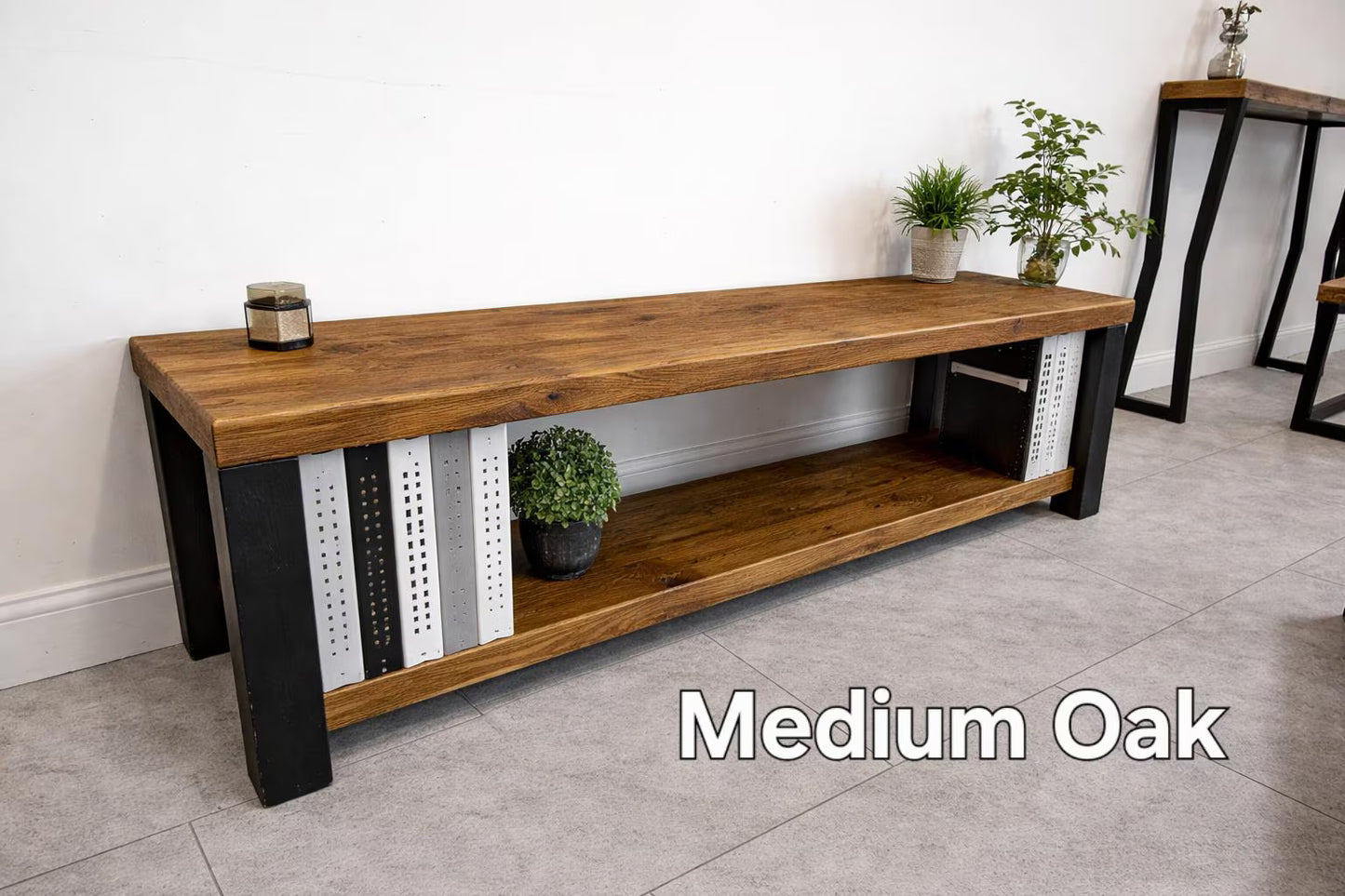 Chunky Solid Wood Dining Table – Rustic Farmhouse Style