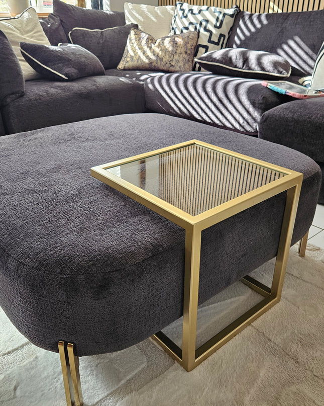 Cantilever ottoman table - DK Fabrications