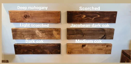 Industrial Rustic Wall Shelf with Metal Brackets – Solid Wood - DK Fabrications