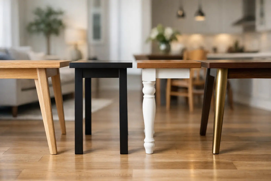 How to Select Table Legs That Fit Your Home