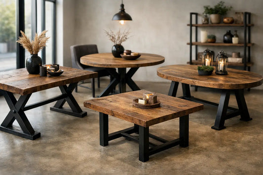 Best Industrial Rustic Dining Table Shapes