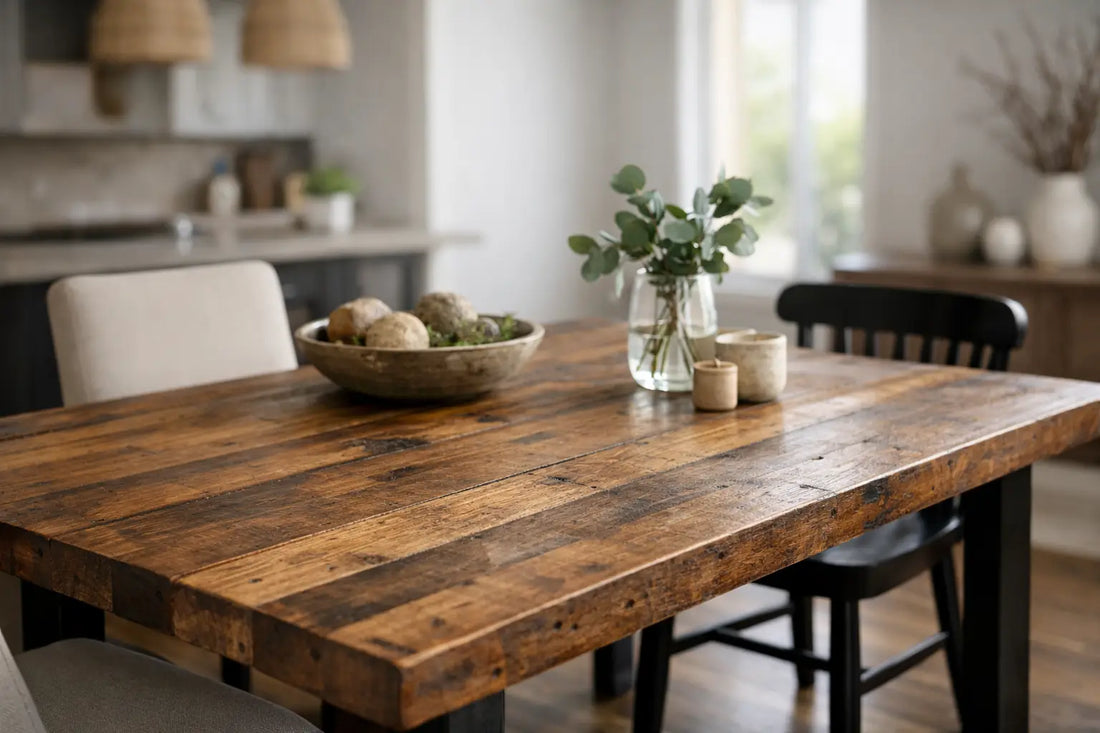 How to Choose a Reclaimed Wood Dining Table