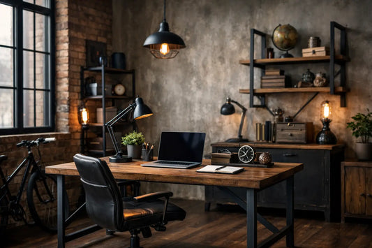 11 Industrial Home Office Ideas That Work