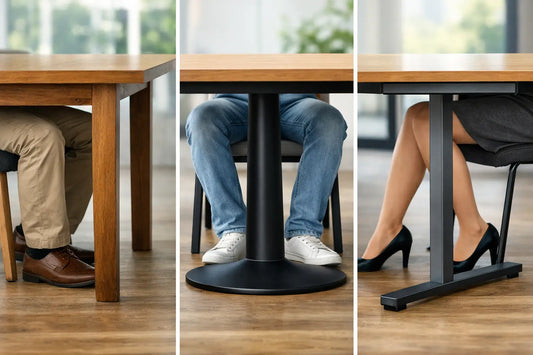 Which Table Legs Give Most Legroom?