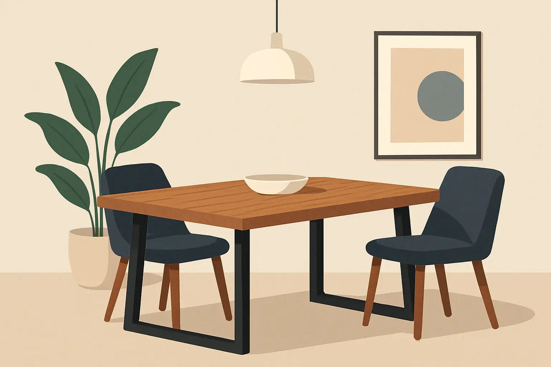 Solid Wood and Metal Dining Tables That Last - DK Fabrications