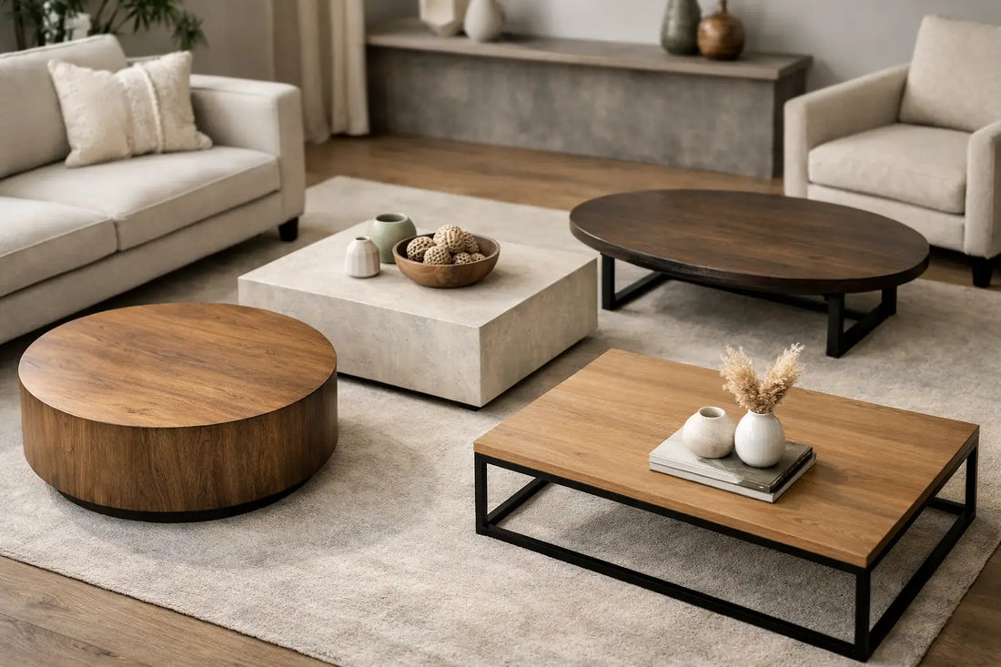 How to Pick a Coffee Table Shape