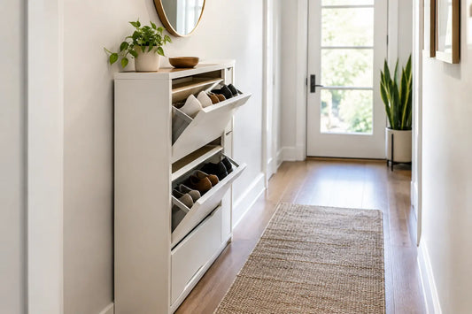 Best Hallway Shoe Storage for Narrow Spaces