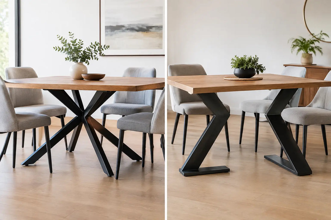 Spider Legs vs Z Legs for Your Dining Table