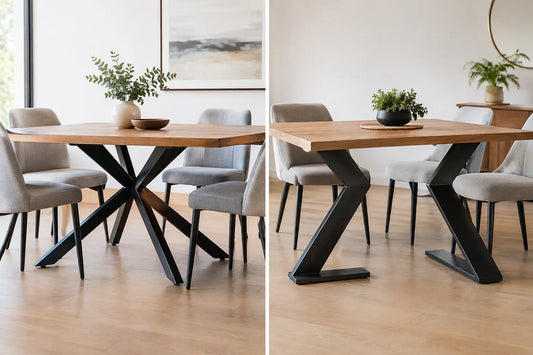 Spider Legs vs Z Legs for Your Dining Table
