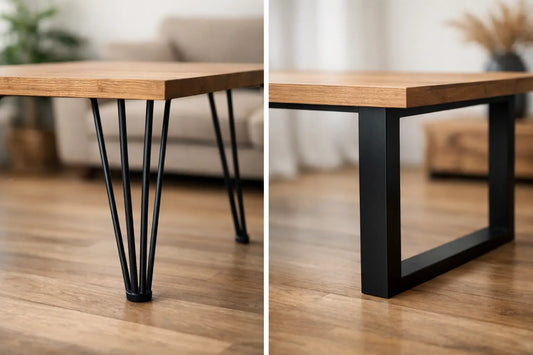 Hairpin Legs vs Square Steel Legs