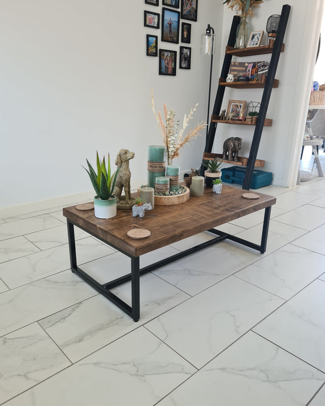 Coffee table-end table-rustic-industrial | UK Made