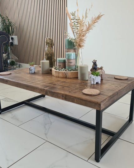Coffee table-end table-rustic-industrial | UK Made