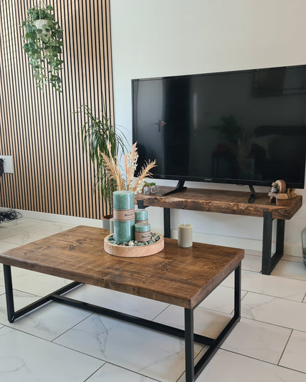 Coffee table-end table-rustic-industrial | UK Made