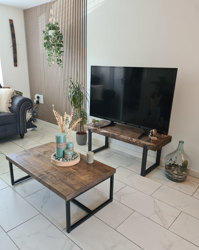 Coffee table-end table-rustic-industrial | UK Made