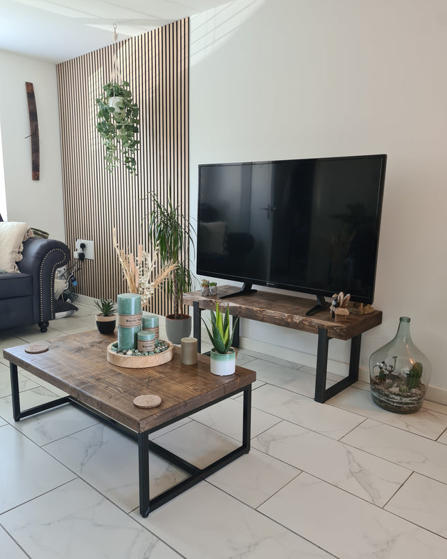 Coffee table-end table-rustic-industrial | UK Made