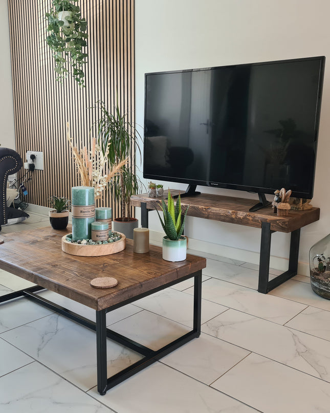 Coffee table-end table-rustic-industrial | UK Made