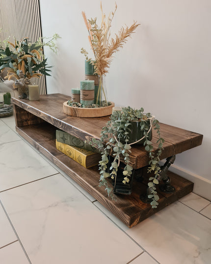 Rustic Industrial TV Stand-Media unit | UK Made