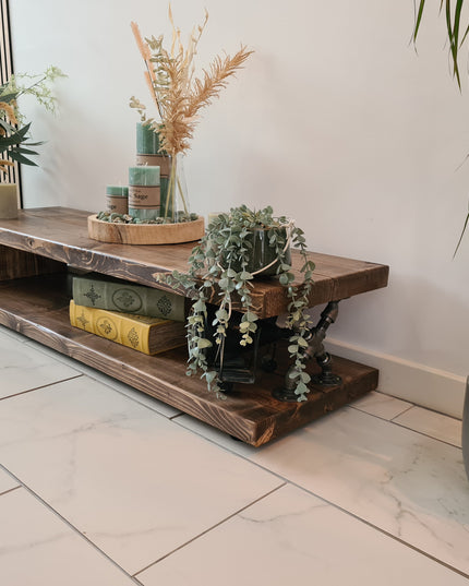 Rustic Industrial TV Stand-Media unit | UK Made
