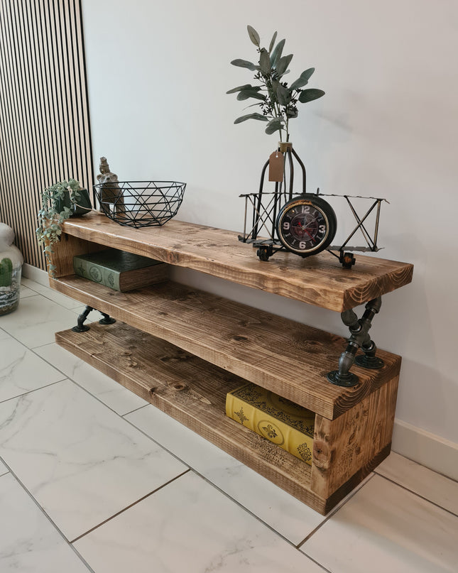 TV Stand-Media Unit-Rustic-Industrial | UK Made