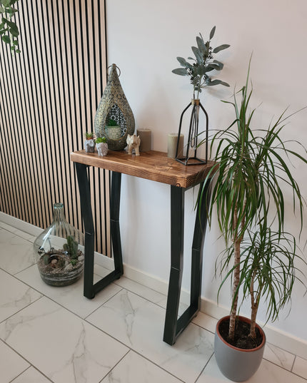 Console Table - Industrial Rustic | UK Made