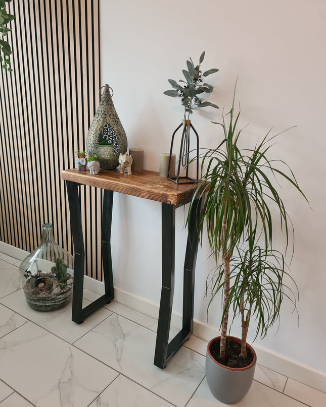 Console Table - Industrial Rustic | UK Made
