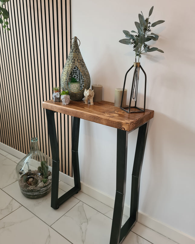 Console Table - Industrial Rustic | UK Made