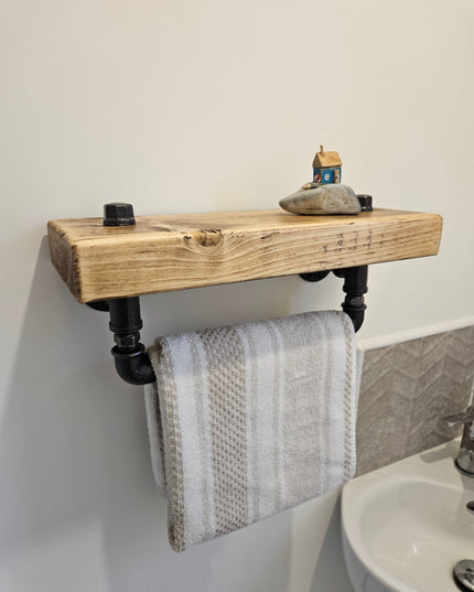 Shelving unit-towel holder | UK Made