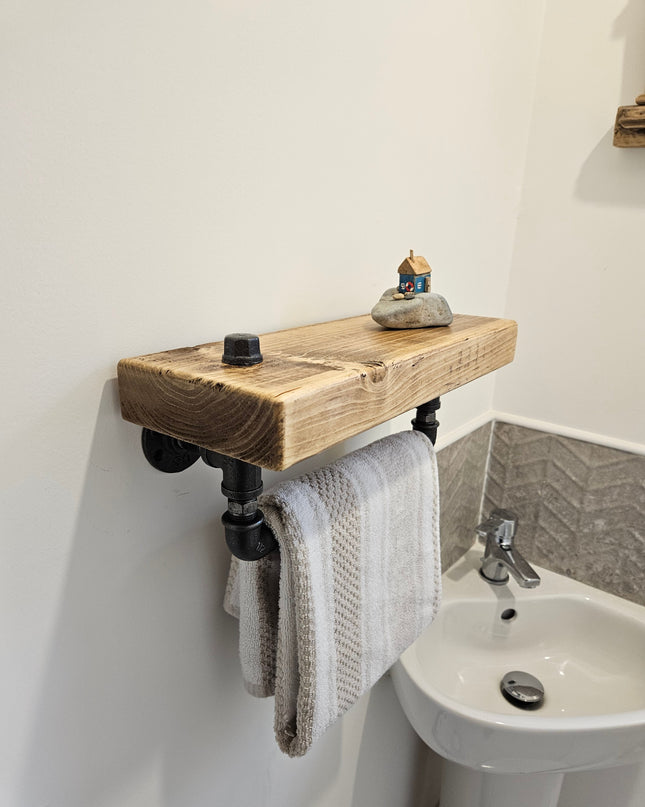 Shelving unit-towel holder | UK Made