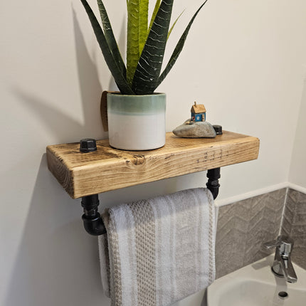 Shelving unit-towel holder | UK Made