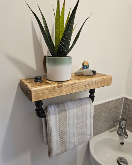Shelving unit-towel holder | UK Made