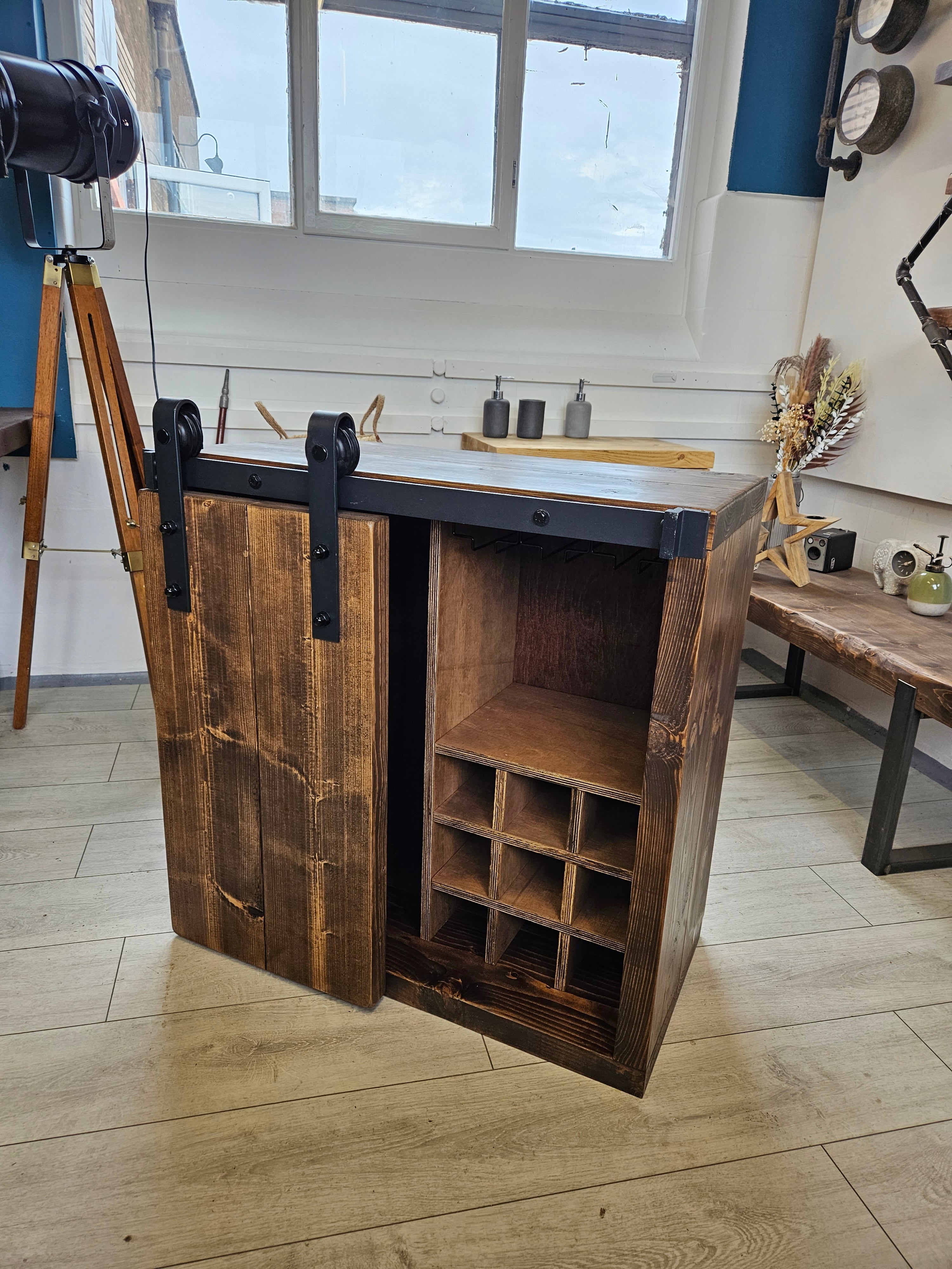 Handmade deals drinks cabinet