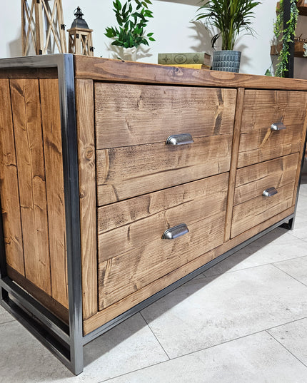 Industrial Chest of drawers-Sideboard | UK Made - DK Fabrications
