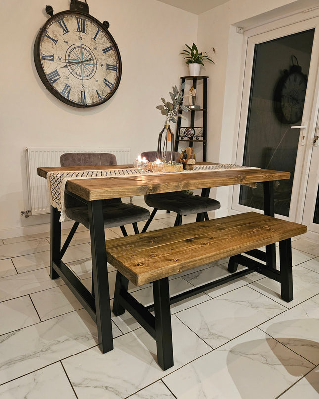 Industrial A Frame Dining table | UK Made