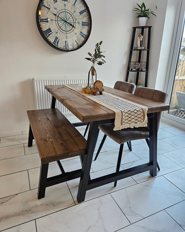 Industrial A Frame Dining table | UK Made