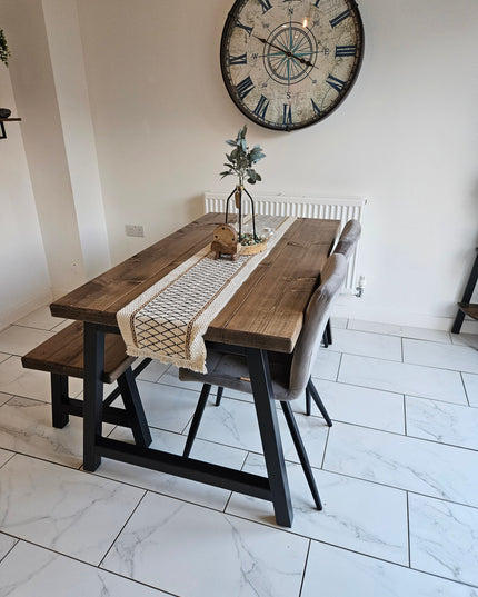 Industrial A Frame Dining table | UK Made