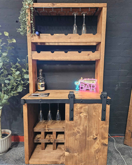 Drinks cabinet, wine cabinet industrial