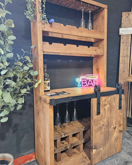 Drinks cabinet, wine cabinet industrial