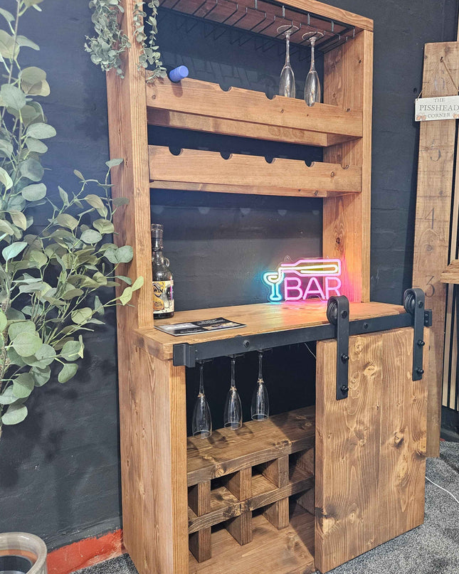 Drinks cabinet, wine cabinet industrial