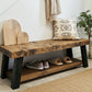 Rustic farmhouse shoe rack, Solid handmade boot rack, Quality wood shoe storage - DK Fabrications