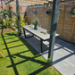 Outdoor dining table/prosecco table