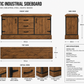 Industrial Sideboard – Wood & Metal Storage Cabinet