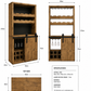 Industrial Drinks Cabinet – Handmade Solid Wood & Steel Bar Cabinet