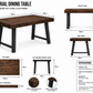 Chunky Dining Table with A-Frame Legs – Handmade Rustic Furniture | UK Made
