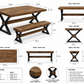 Chunky Dining Table – Handmade Farmhouse Dining Table in Solid Wood | UK Made