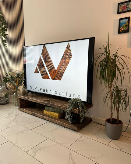 Rustic Industrial TV Stand-Media unit | UK Made